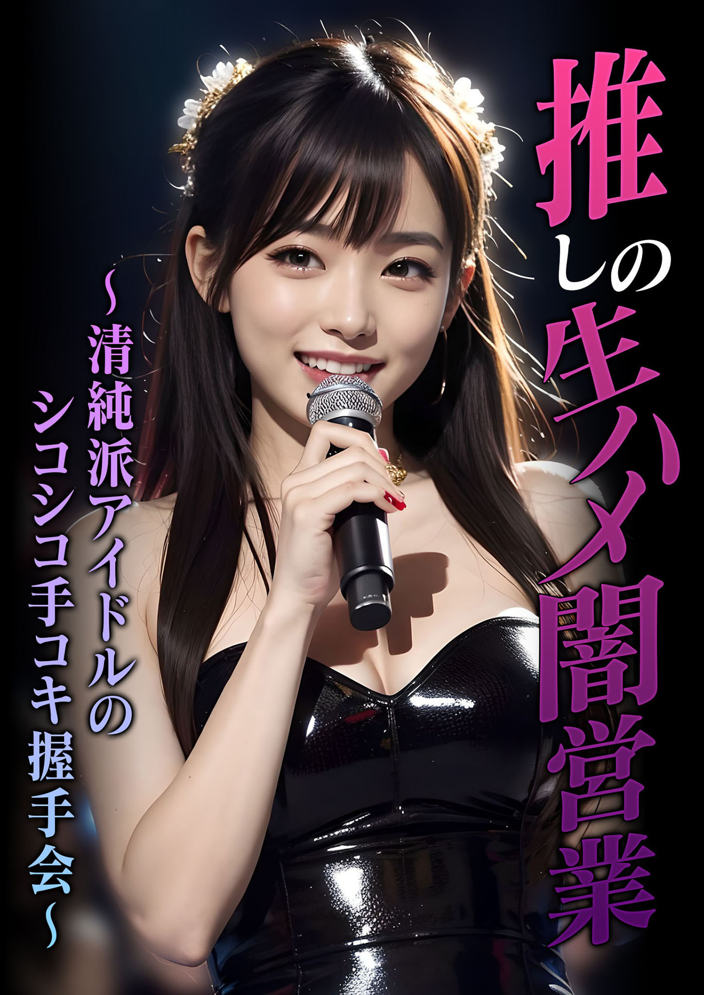 推しの生ハメ闇営業 ～清純派アイドルのシコシコ手コキ握手会～
