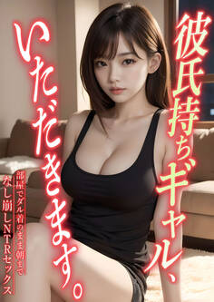 彼氏持ちギャル、いただきます。 ~部屋でダル着のまま朝までなし崩しNTRセックス~