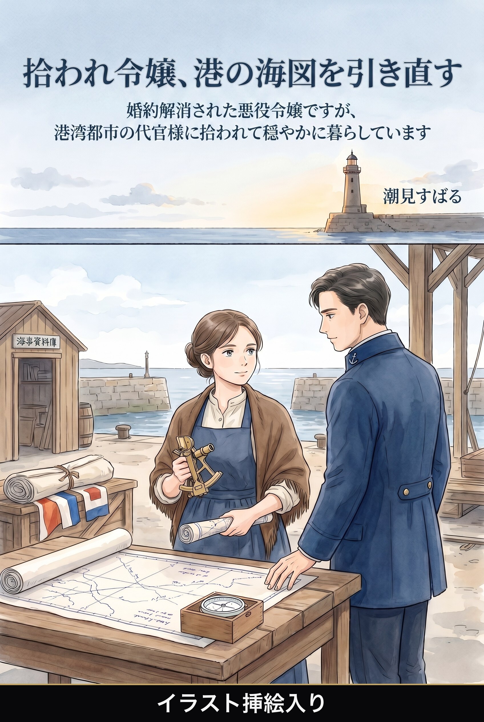 婚約解消された悪役令嬢ですが、港湾都市の代官様に拾われて穏やかに暮らしています（挿絵版）