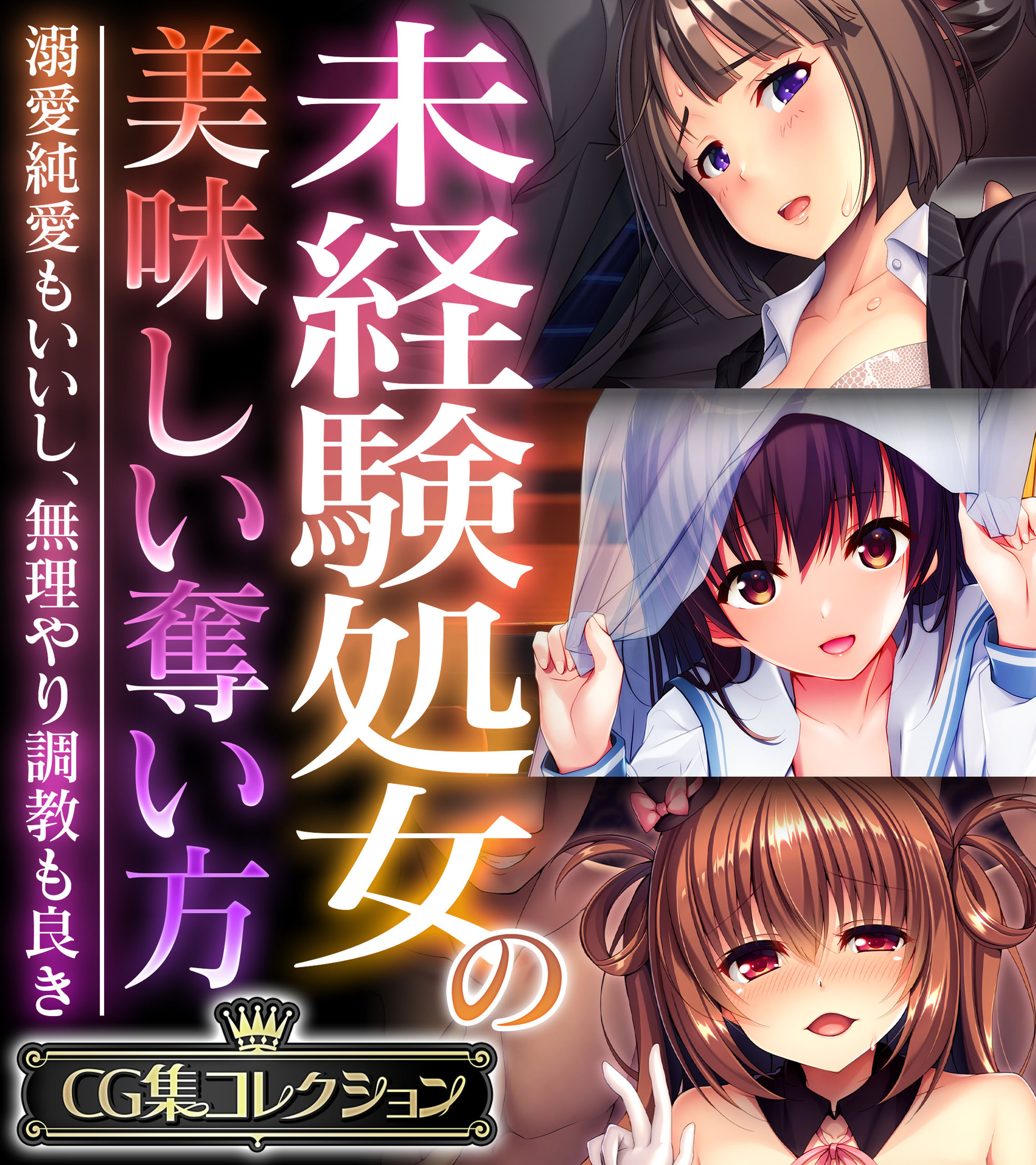 未経験処女の美味しい奪い方 ～溺愛純愛もいいし、無理やり調教も良き～【CG集コレクション】