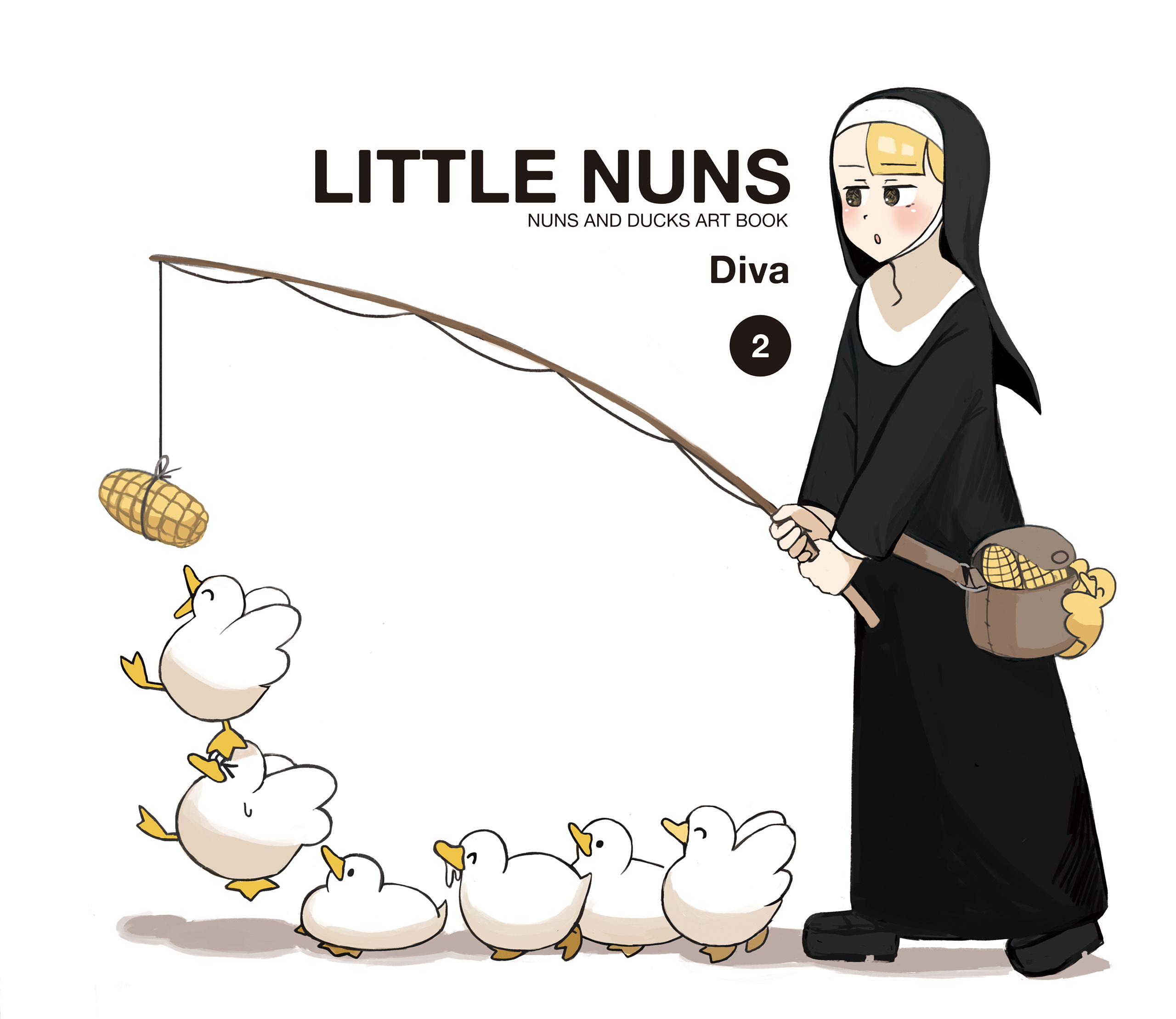 LITTLE NUNS NUNS AND DUCKS ART BOOK