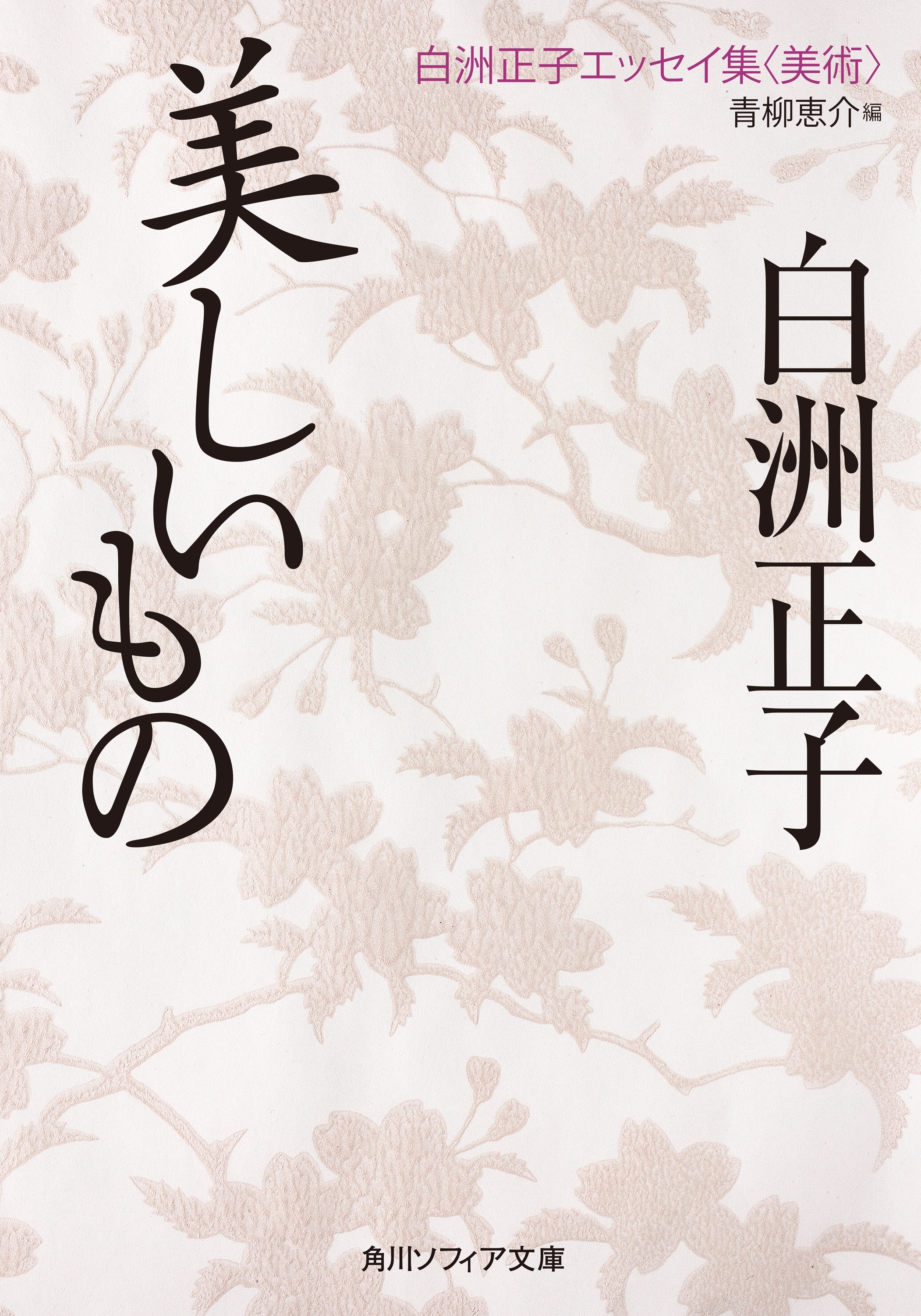 美しいもの　白洲正子エッセイ集<美術>