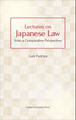 Lectures on Japanese Law from a Comparative Perspective