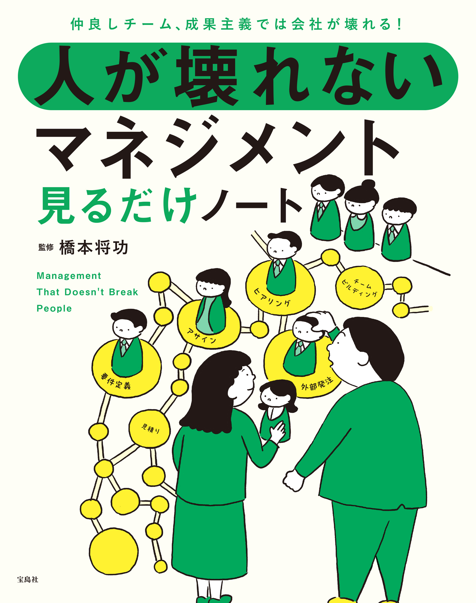 仲良しチーム、成果主義では会社が壊れる！ 人が壊れないマネジメント見るだけノート