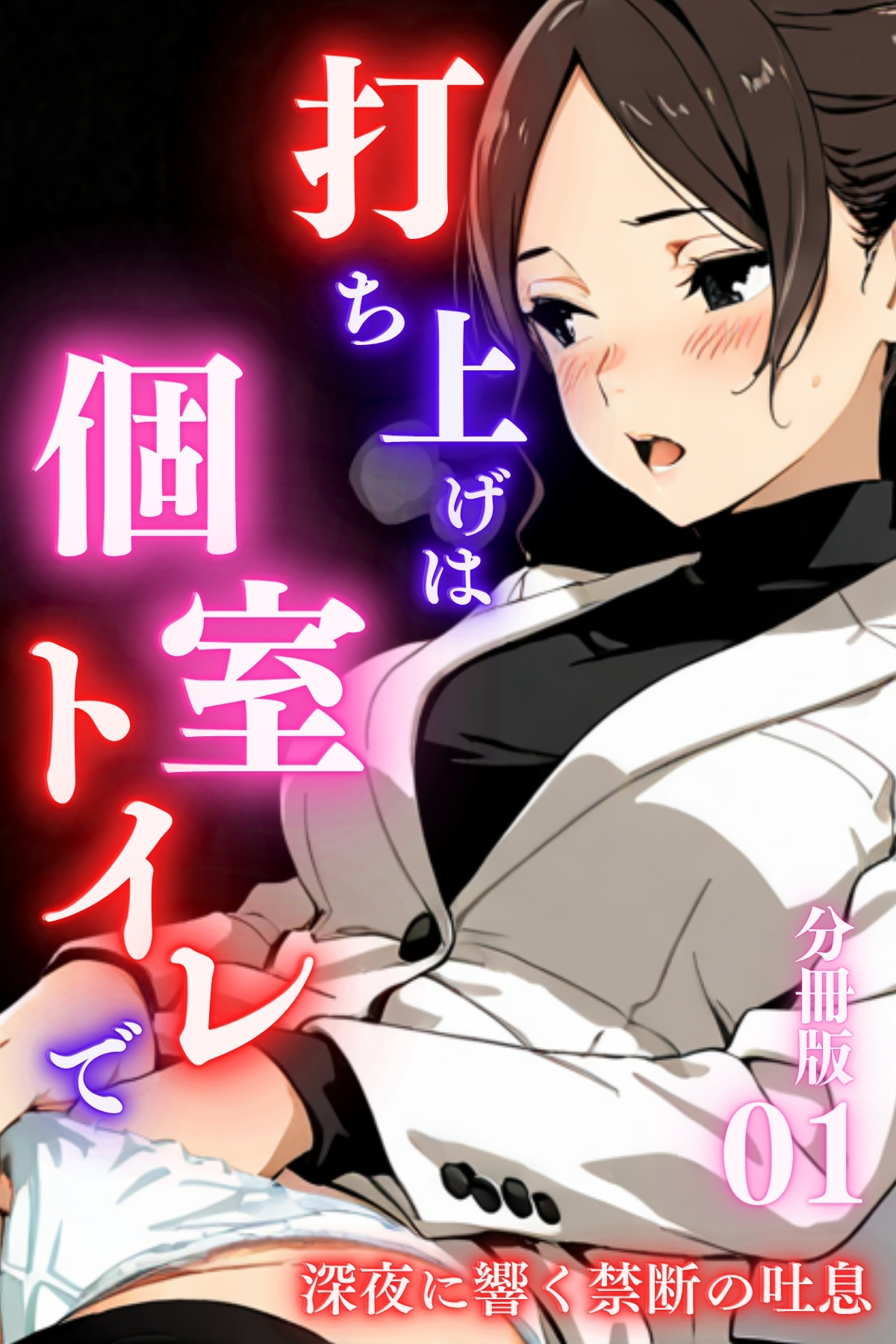 打ち上げは個室トイレで～深夜に響く禁断の吐息～＜分冊版＞01