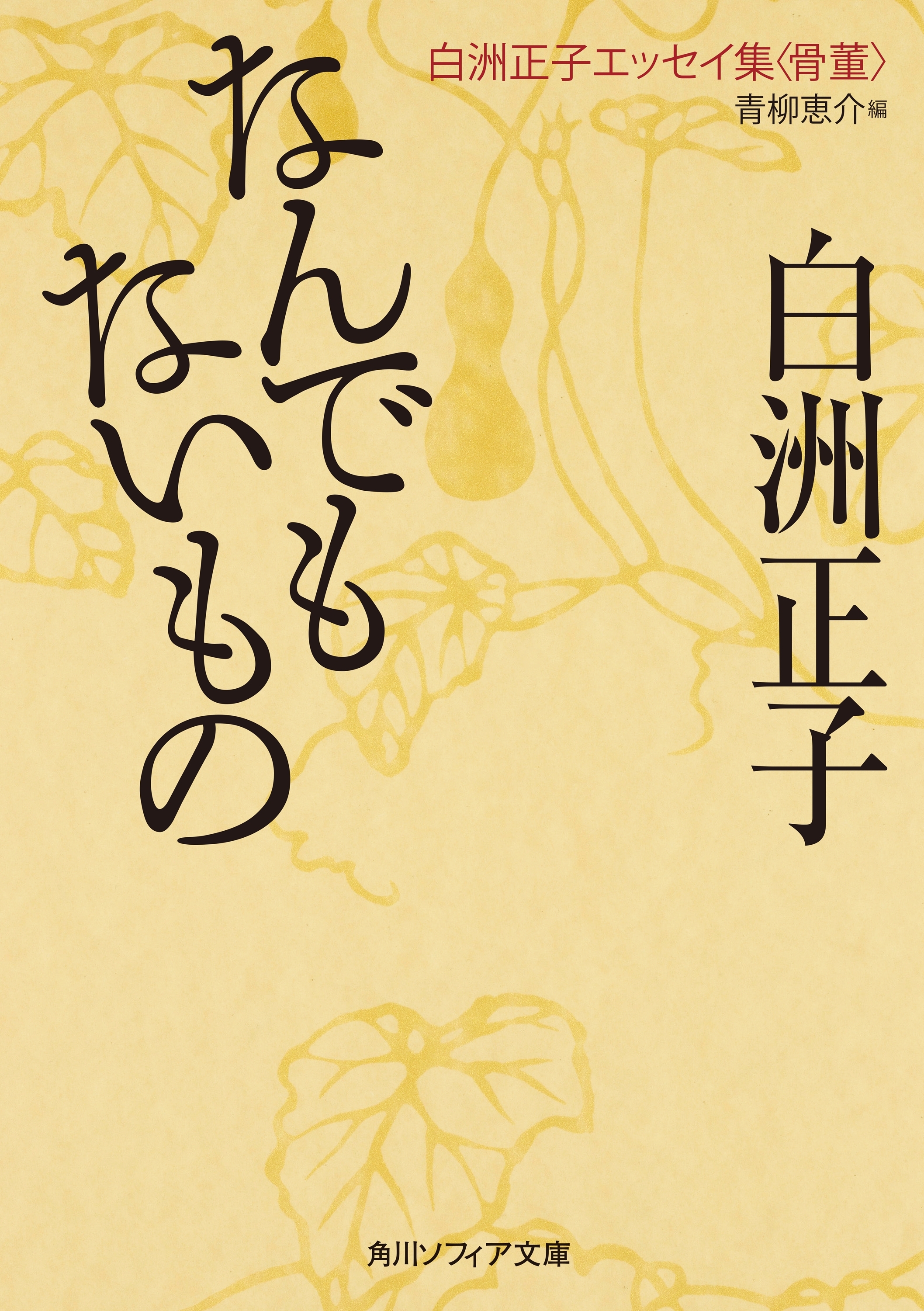 なんでもないもの　白洲正子エッセイ集<骨董>