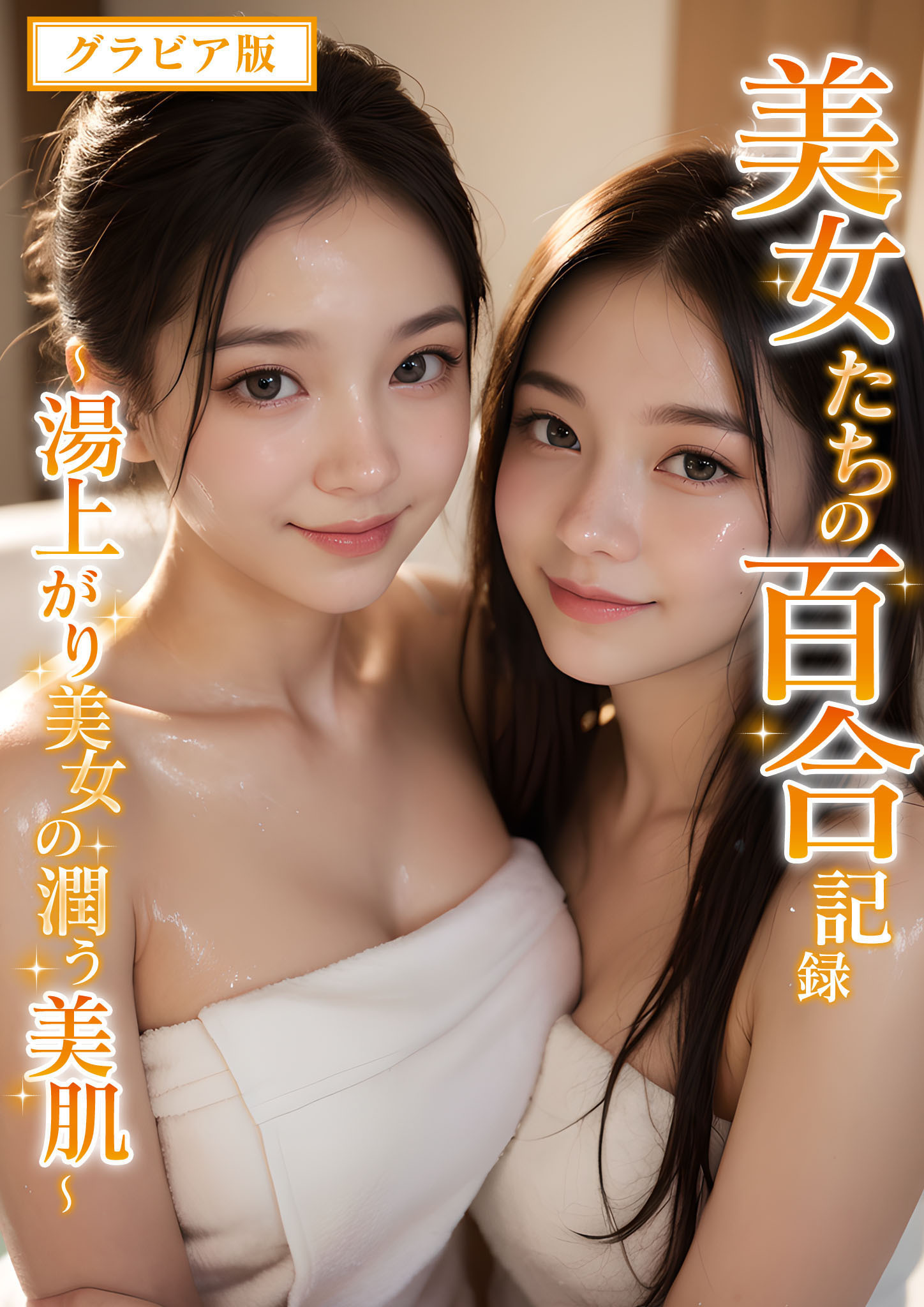 美女たちの百合記録 ～湯上がり美女の潤う美肌～ グラビア版