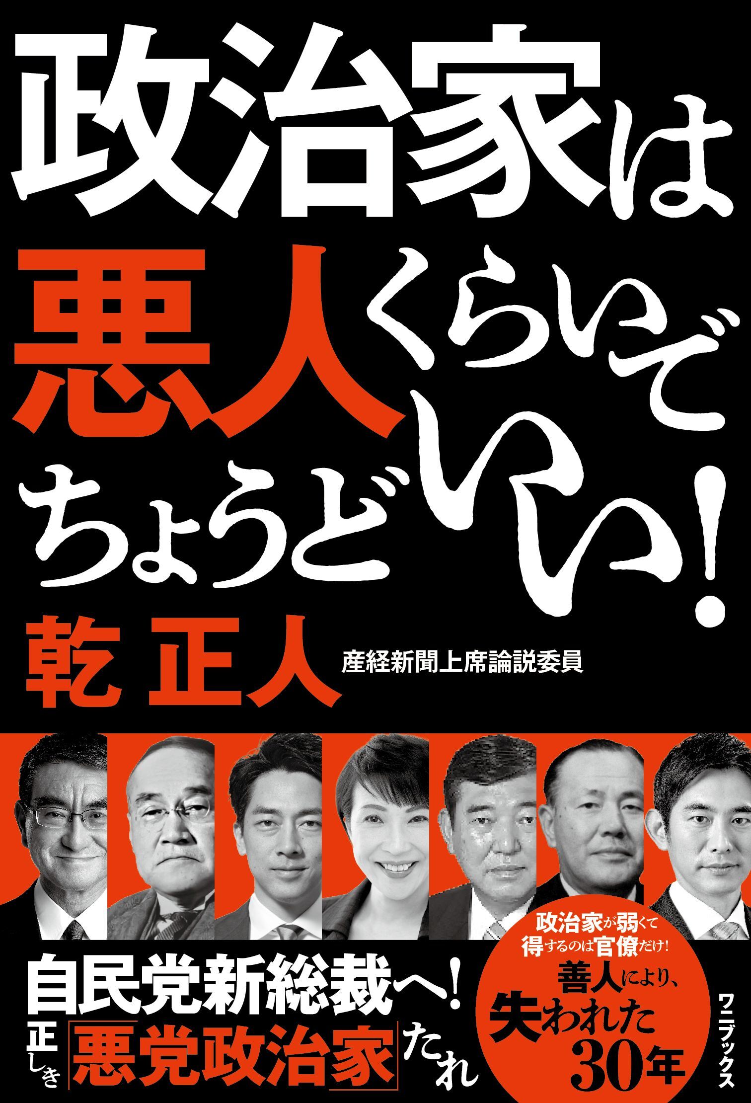 政治家は悪人くらいでちょうどいい！