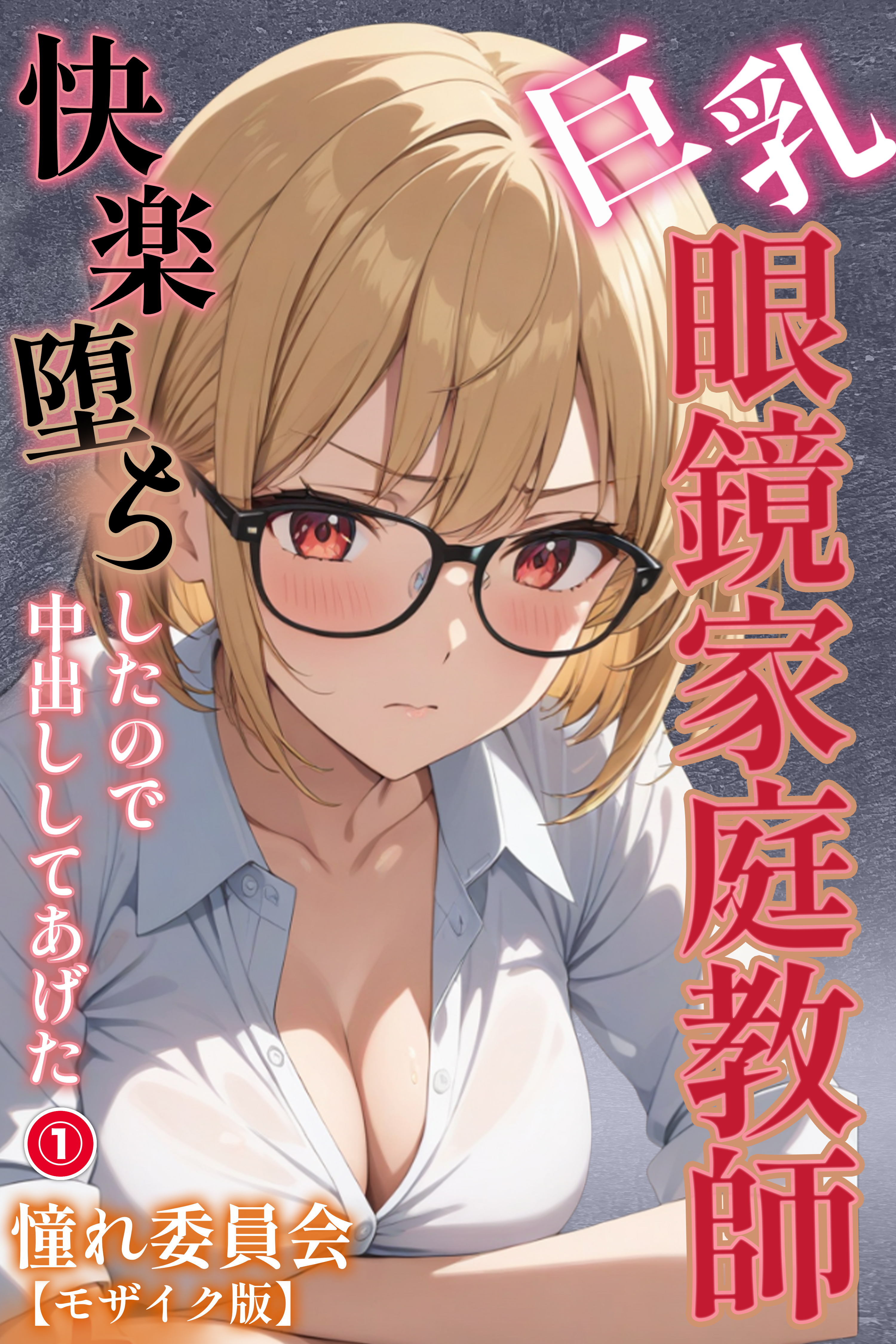 巨乳眼鏡家庭教師　快楽堕ちしたので中出ししてあげた①(単話)【モザイク版】