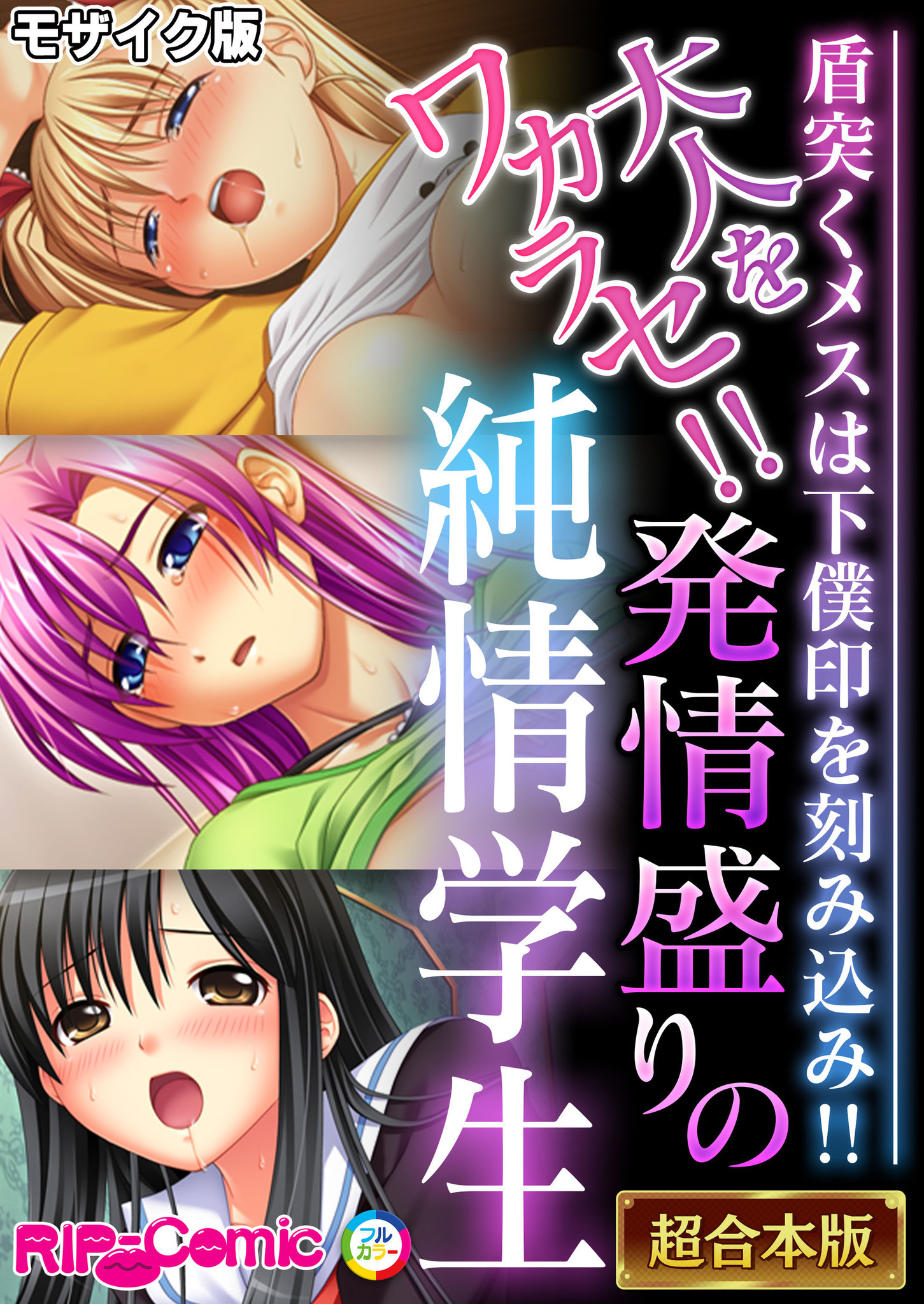 大人をワカラセ！！発情盛りの純情学生 ～盾突くメスは下僕印を刻み込み！！～【超合本シリーズ】 モザイク版