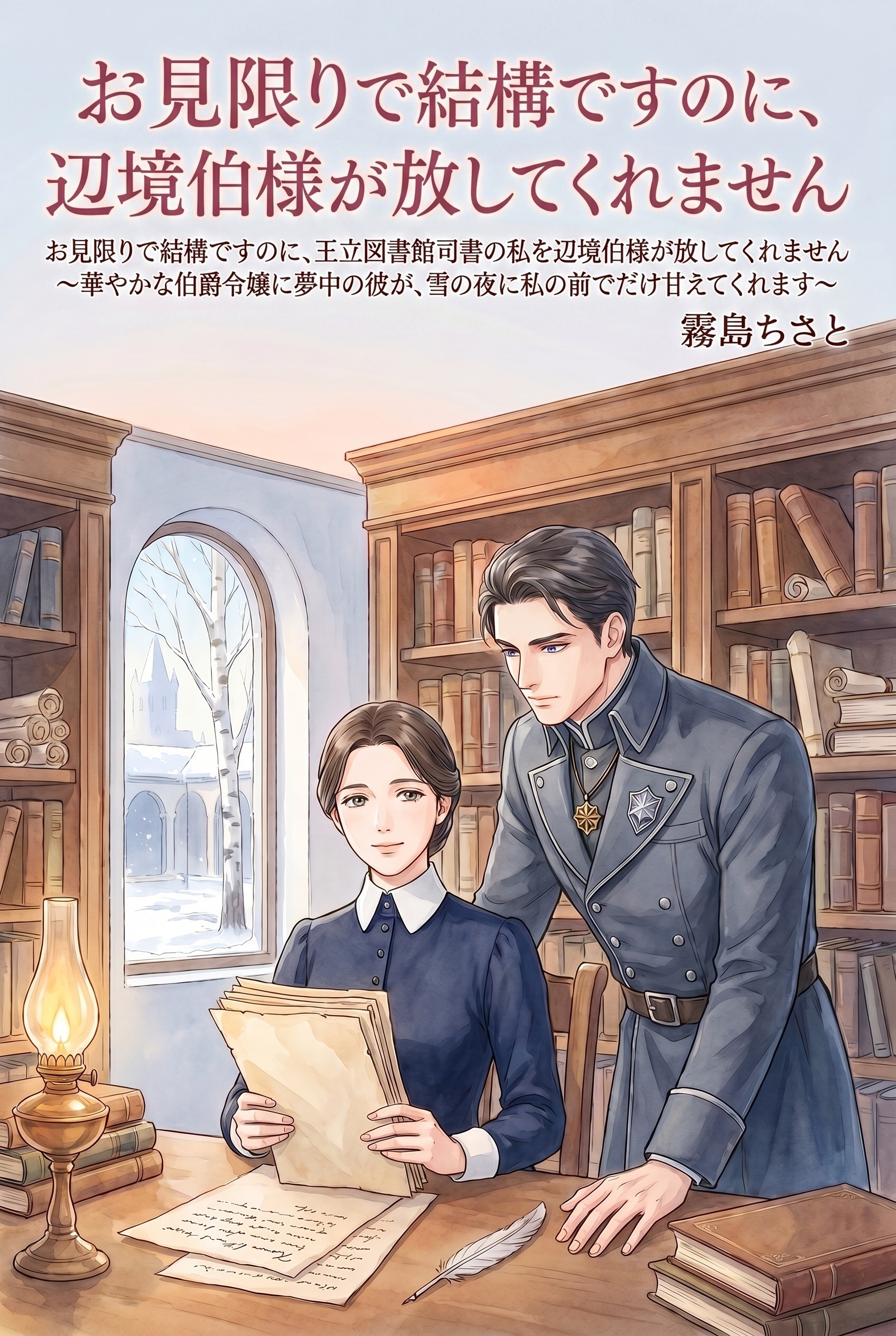 お見限りで結構ですのに、王立図書館司書の私を辺境伯様が放してくれません