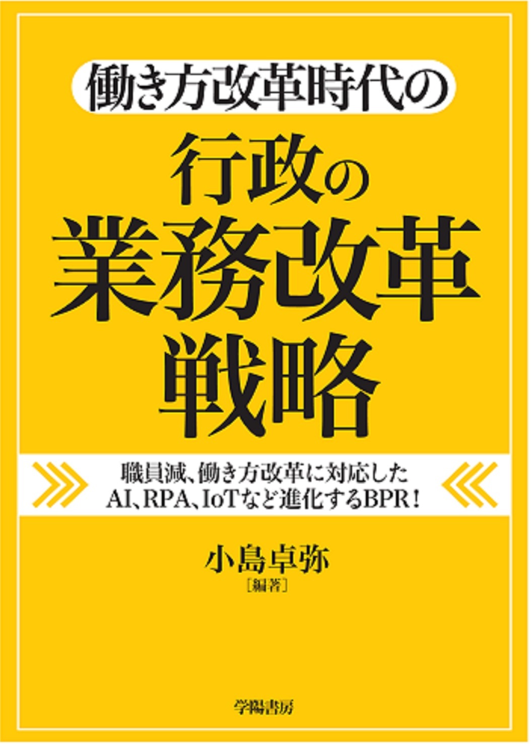 働き方改革時代の　行政の業務改革戦略