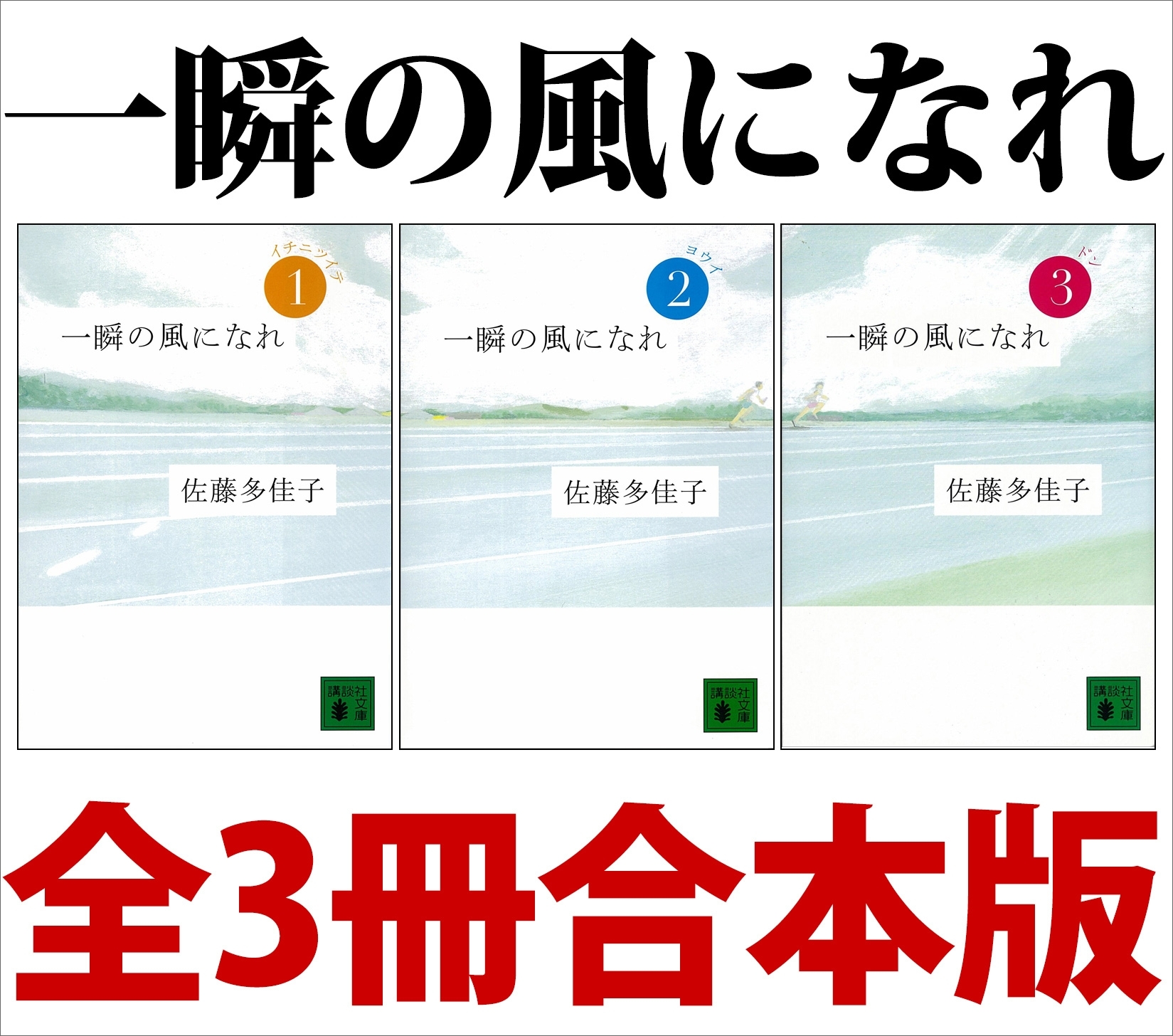 一瞬の風になれ　全３冊合本版