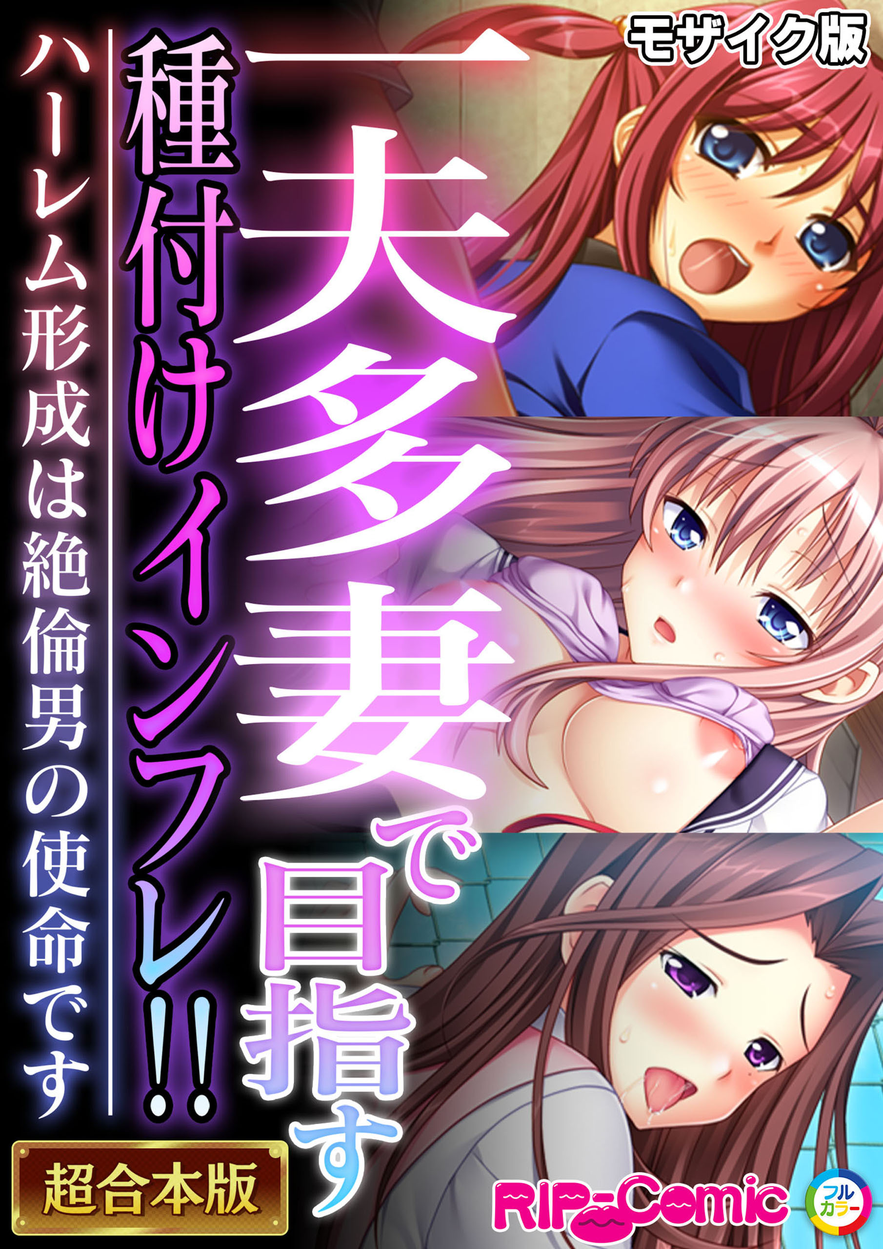 【期間限定　試し読み増量版】一夫多妻で目指す種付けインフレ！！ ～ハーレム形成は絶倫男の使命です～【超合本シリーズ】 モザイク版