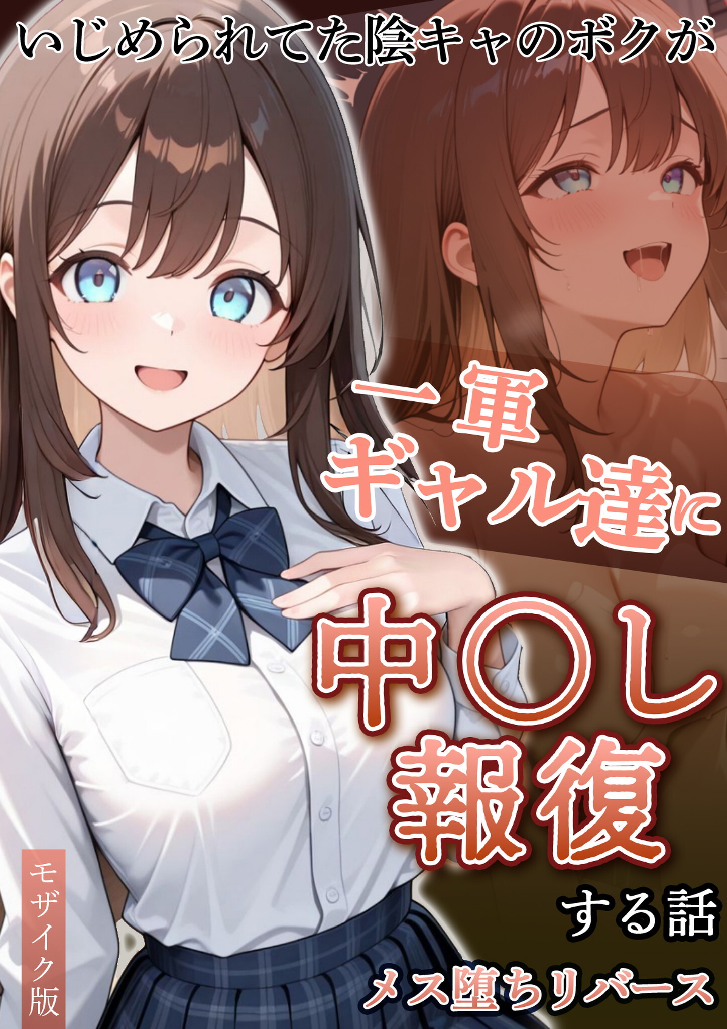 いじめられていた陰キャのボクが1軍ギャル達に中●し報復する話 メス堕ちリバース モザイク版