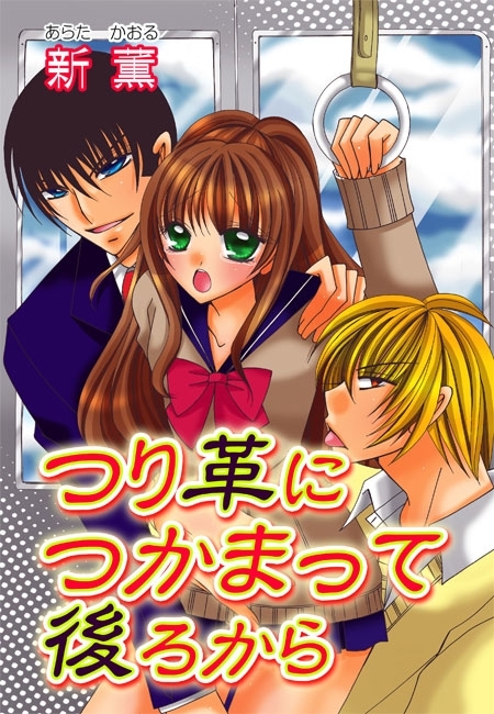 つり革つかまって後ろから