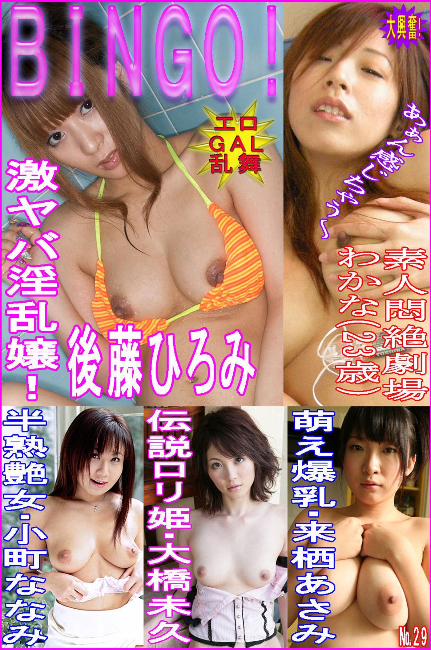 ＢＩＮＧＯ！No.29～後藤ひろみほかエロ姫マン載号～