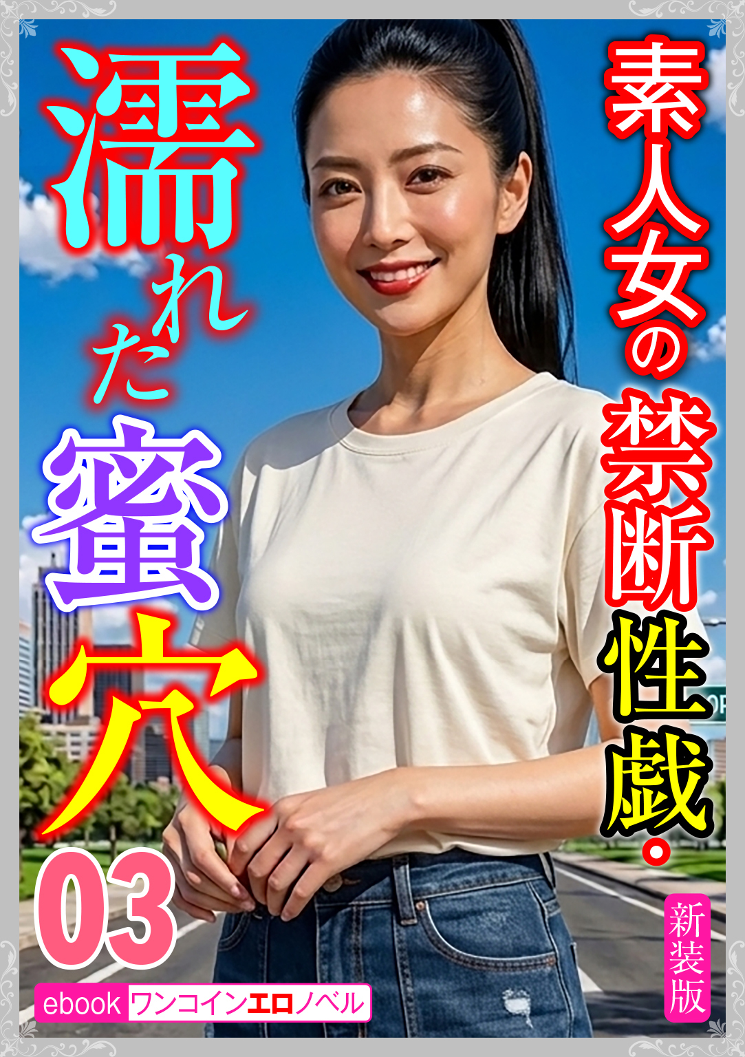 [新装版]素人女の禁断性戯・濡れた蜜穴03