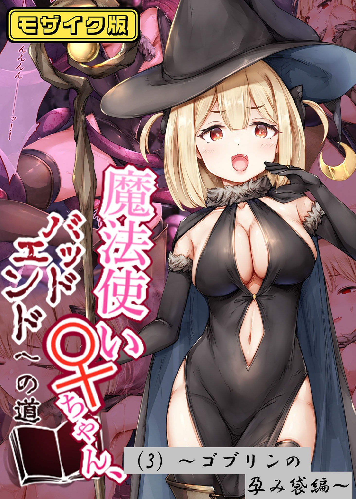 魔法使い♀ちゃん、バッドエンドへの道（3）～ゴブリンの孕み袋編～　モザイク版