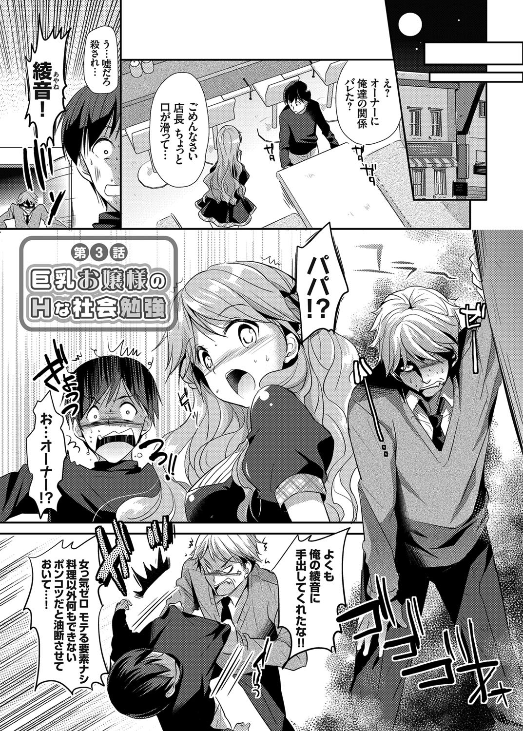 巨乳お嬢様のHな社会勉強 （3）