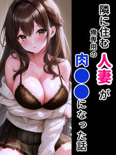 隣に住む人妻が俺専用の肉●器になった話