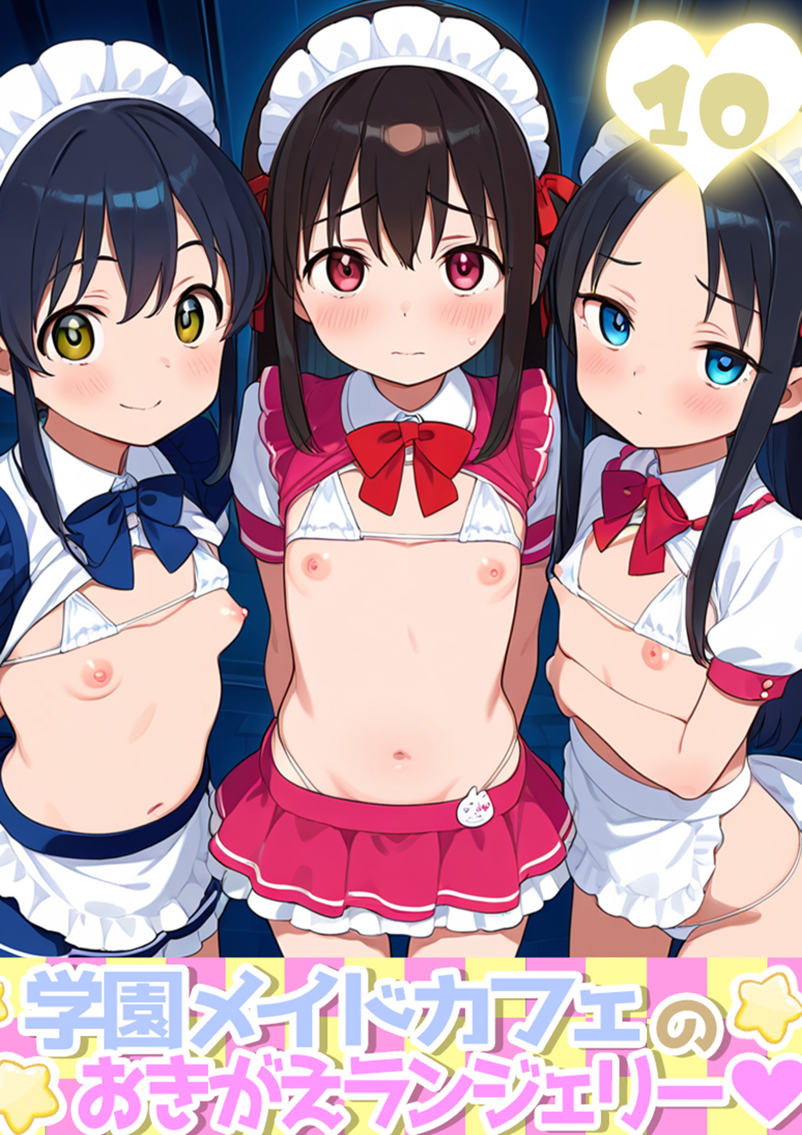 学園祭メイドカフェのおきがえランジェリー 10