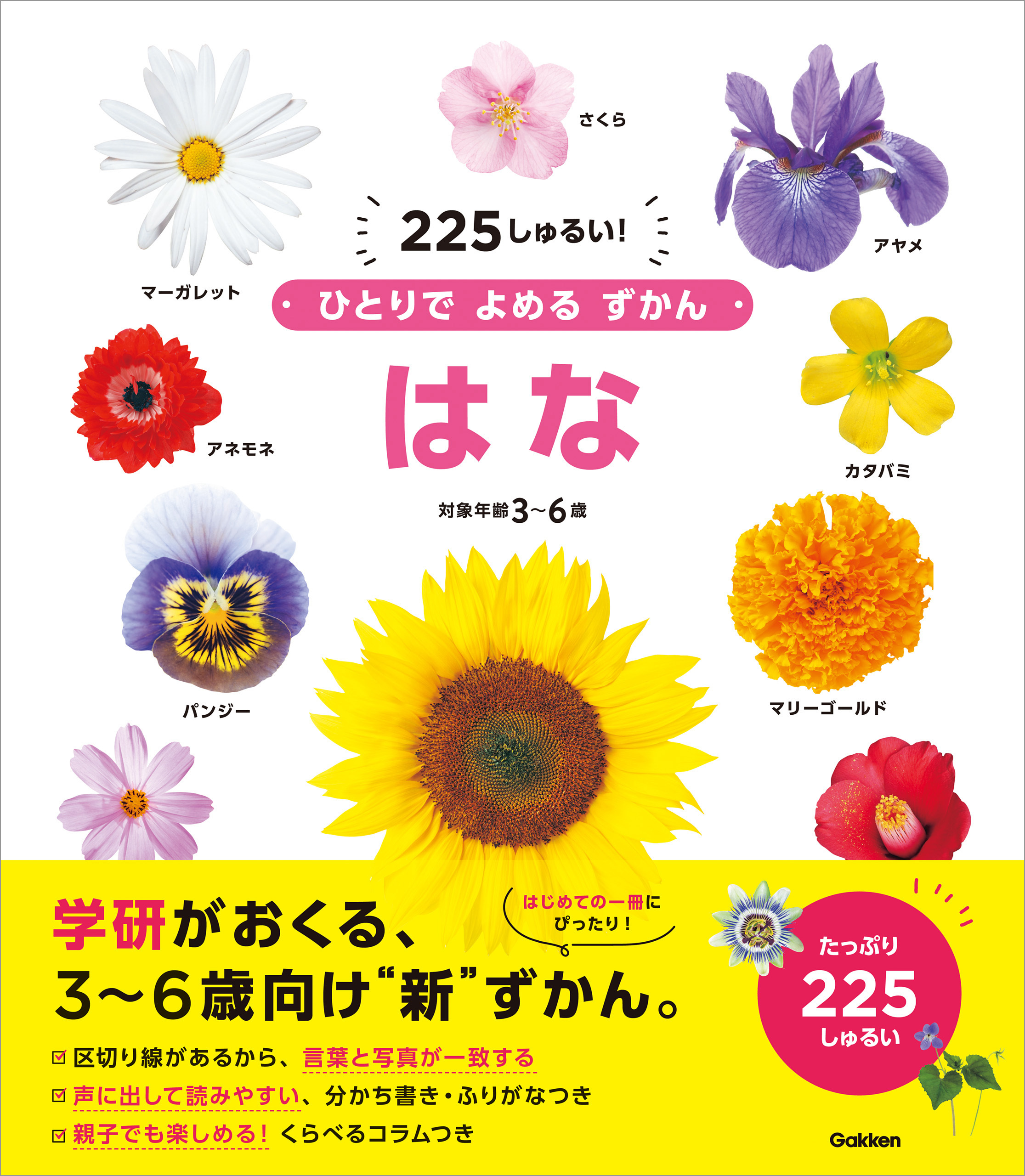 ひとりでよめるずかん はな