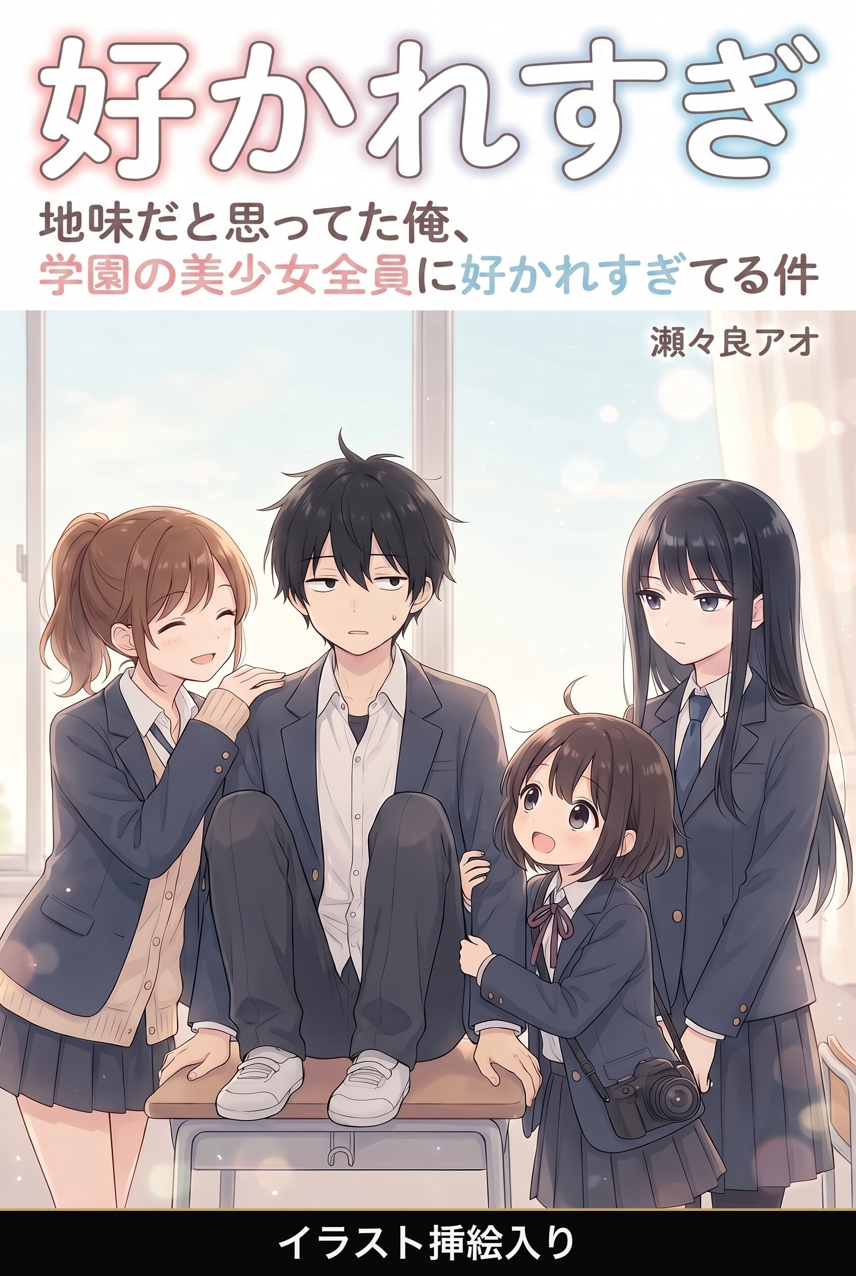 地味だと思ってた俺、学園の美少女全員に好かれすぎてる件（挿絵版）