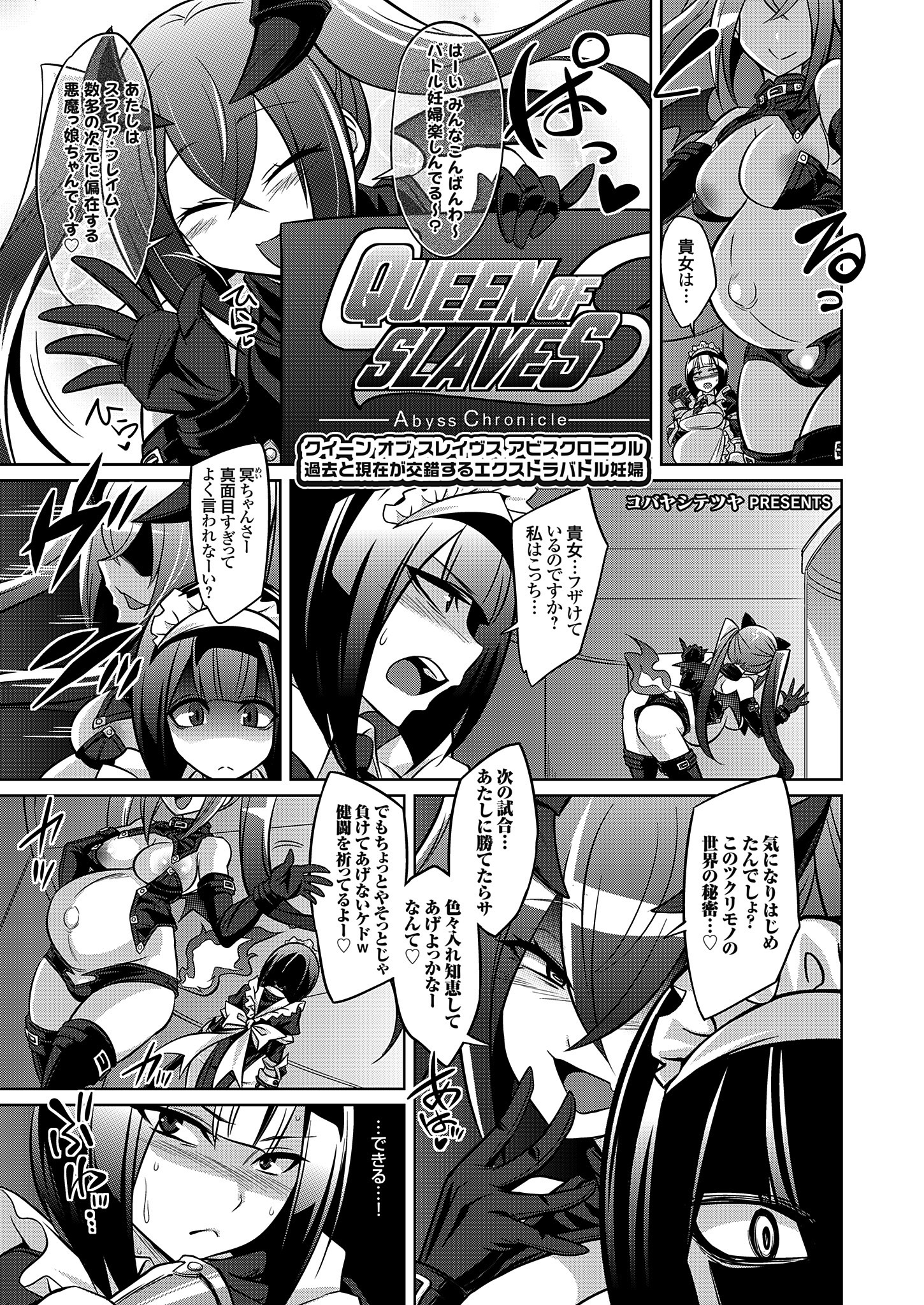 クイーン オブ スレイヴス アビスクロニクル 過去と現在が交錯するエクストラバトル妊婦