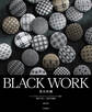 BLACK WORK 黒糸刺繍 バックステッチとランニングステッチで描く緻密で美しい幾何学模様