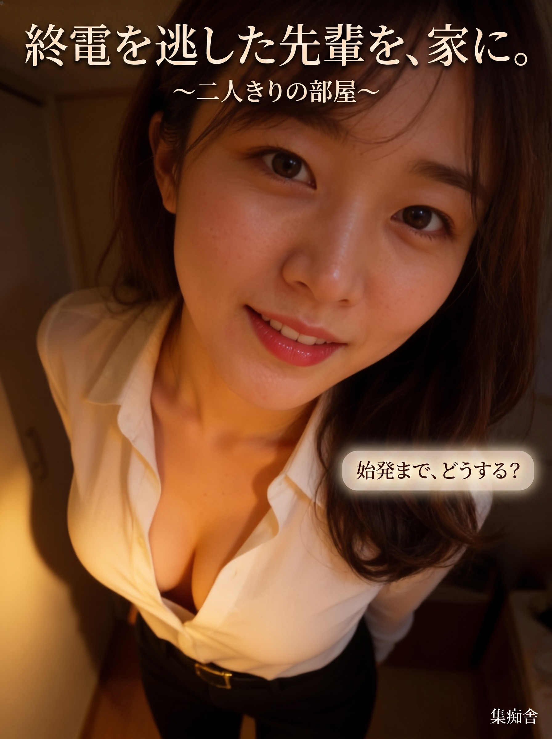 終電を逃した先輩を、家に。 ～二人きりの部屋～