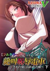 【フルカラー】絶叫恥辱電車　～クモの巣に囚われた蝶～