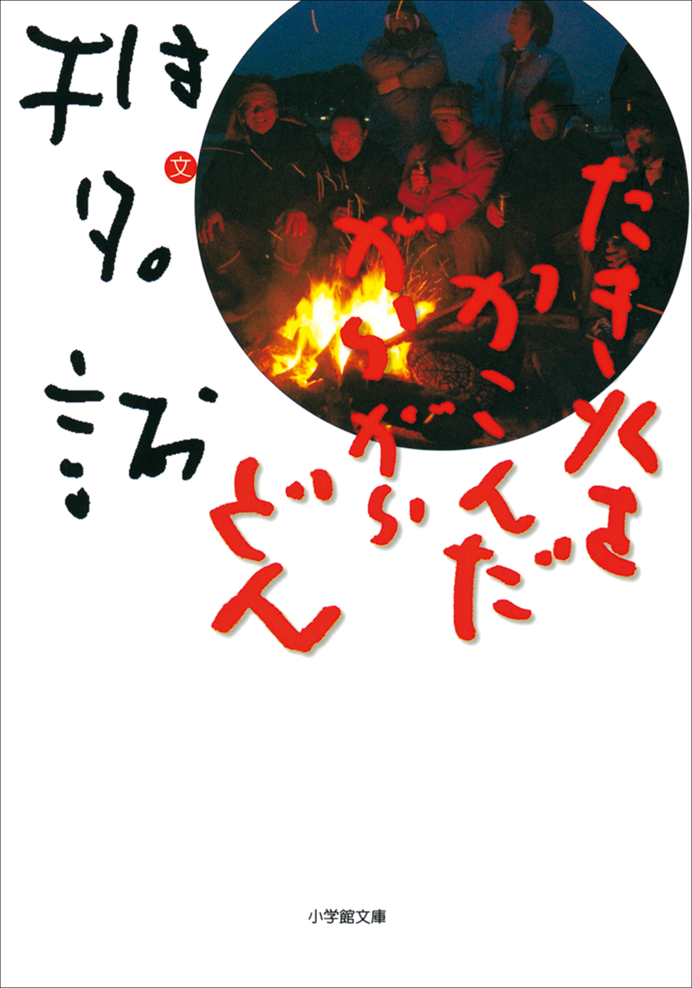 たき火をかこんだがらがらどん