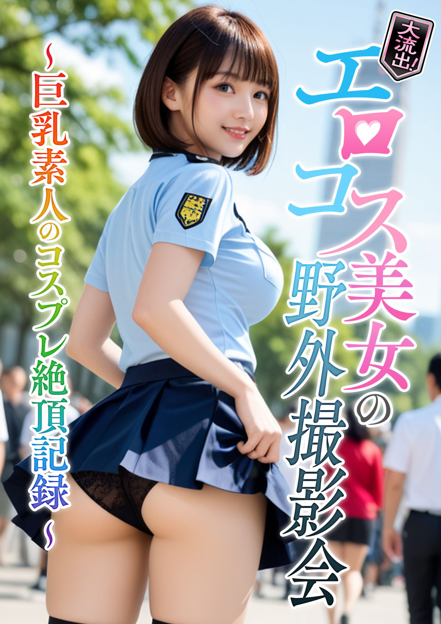 大流出！エロコス美女の野外撮影会 ～巨乳素人のコスプレ絶頂記録～