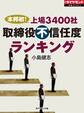 本邦初!上場3400社取締役不信任度ランキング