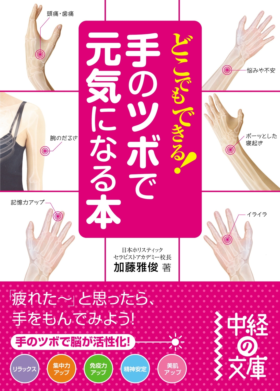 どこでもできる！手のツボで元気になる本