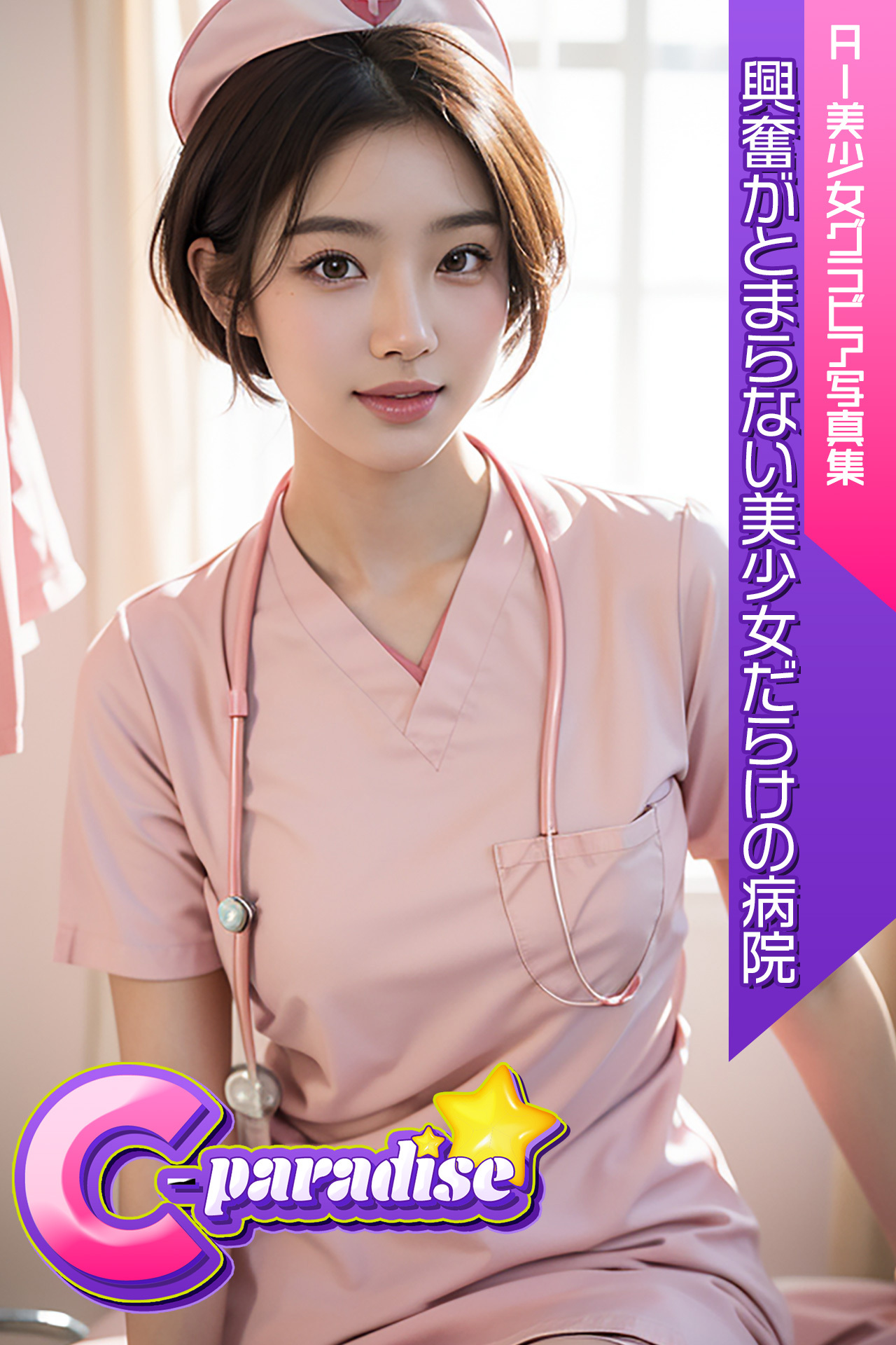 興奮がとまらない美少女だらけの病院　AI美少女グラビア写真集【C-Paradise】