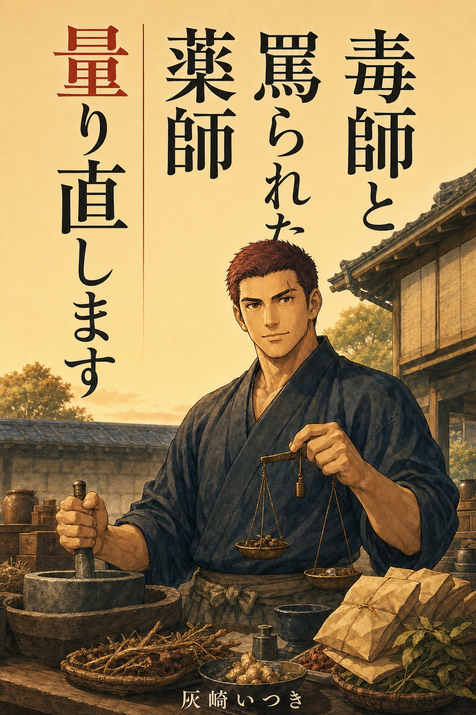 「毒師」と罵られ町を追われた薬師ですが、三領で焼かれる草を量り直したら、毒草目録が焼けと命じた白根が火傷の薬でした