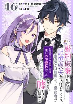 婚約破棄を狙って記憶喪失のフリをしたら、素っ気ない態度だった婚約者が「記憶を失う前の君は、俺にベタ惚れだった」という、とんでもない嘘をつき始めた(コミック)【分冊版】 16