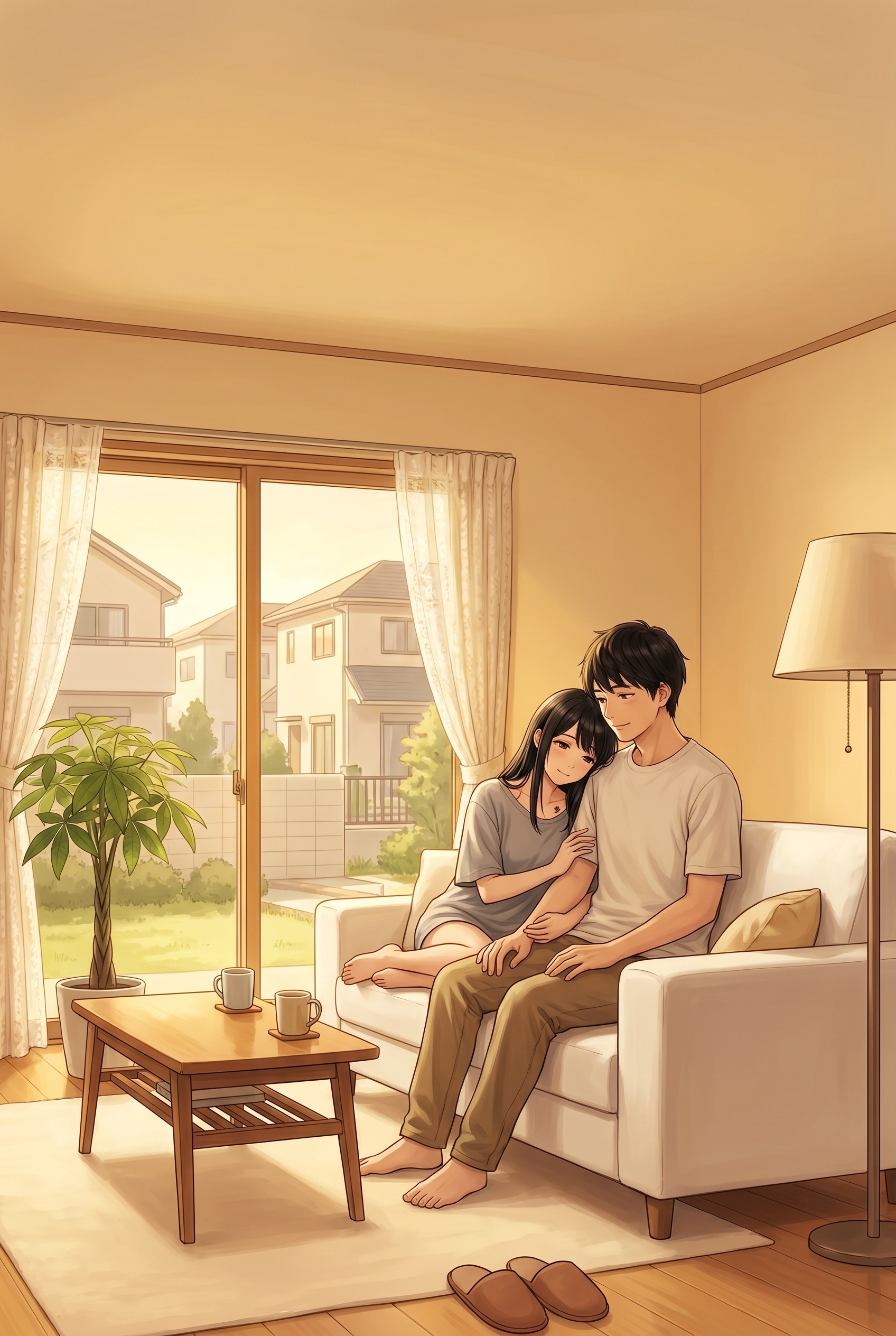 婚約者の彼女が新居でも俺に甘えたがる