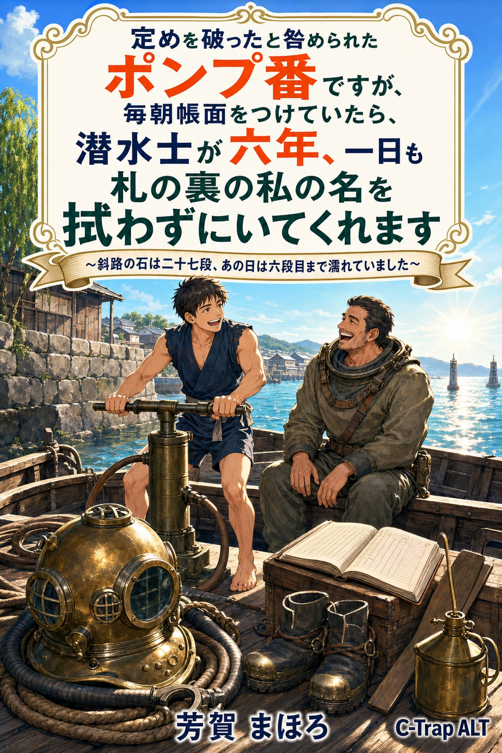 定めを破ったと咎められたポンプ番ですが、毎朝帳面をつけていたら、潜水士が六年、一日も札の裏の私の名を拭わずにいてくれます
