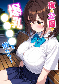 夜の公園で爆乳●●●●を拾ったら…
