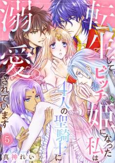 転生してビッチ姫になった私は、4人の聖騎士に溺愛されています