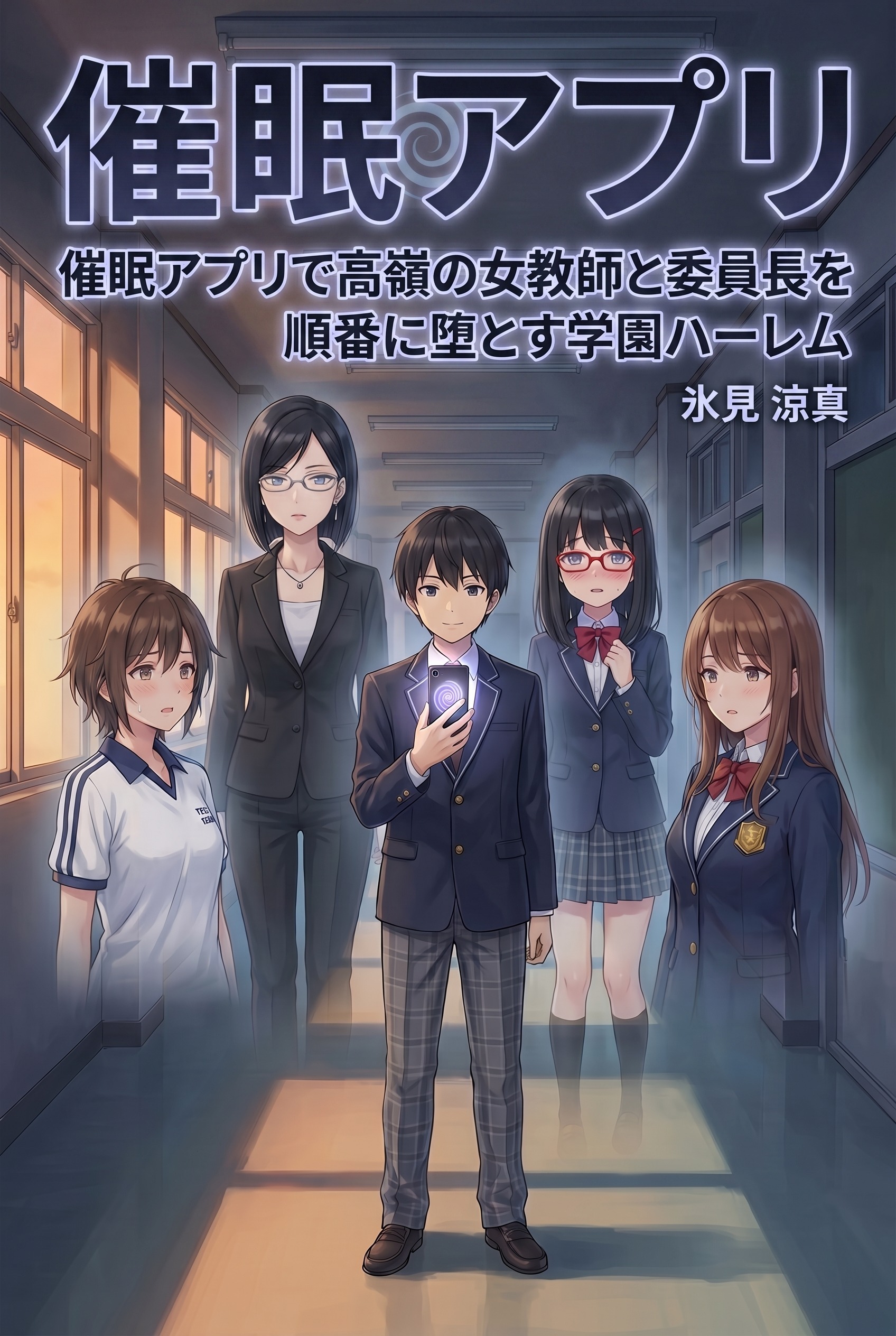 催眠アプリで高嶺の女教師と委員長を順番に堕とす学園ハーレム