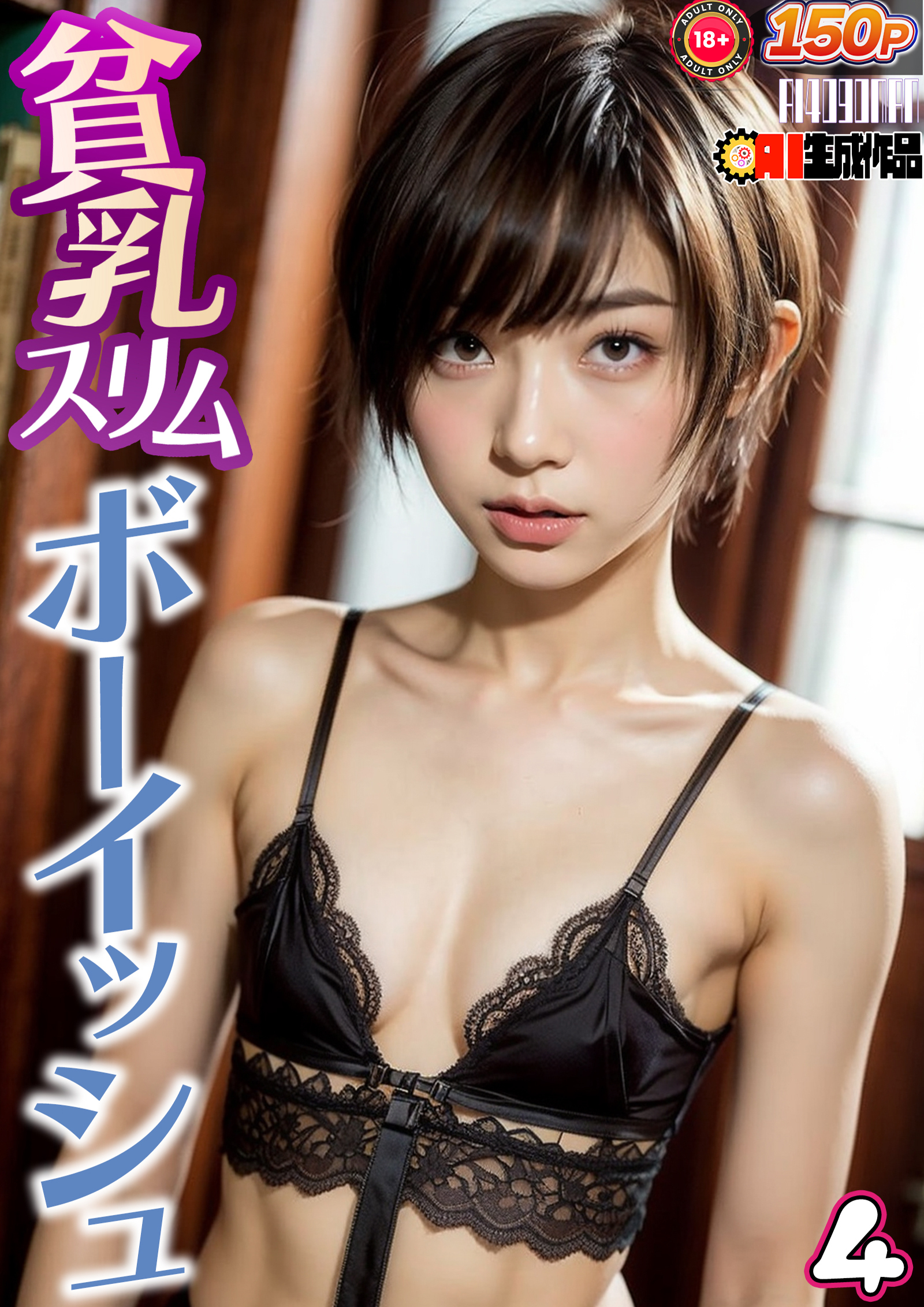 AI貧乳スリムボーイッシュ vol.004