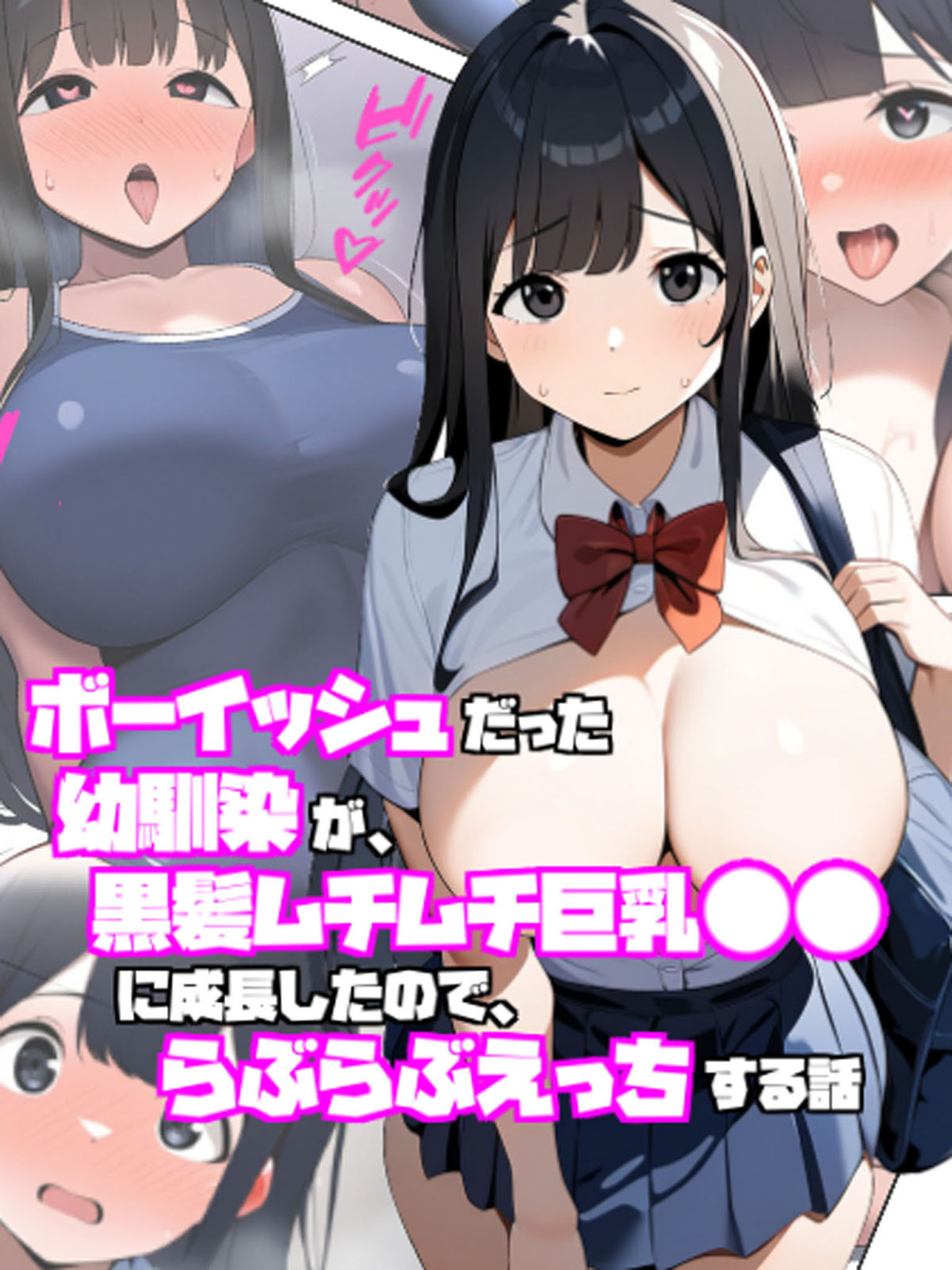 ボーイッシュだった幼馴染が黒髪ムチムチ巨乳●●に成長したので、らぶらぶえっちする話