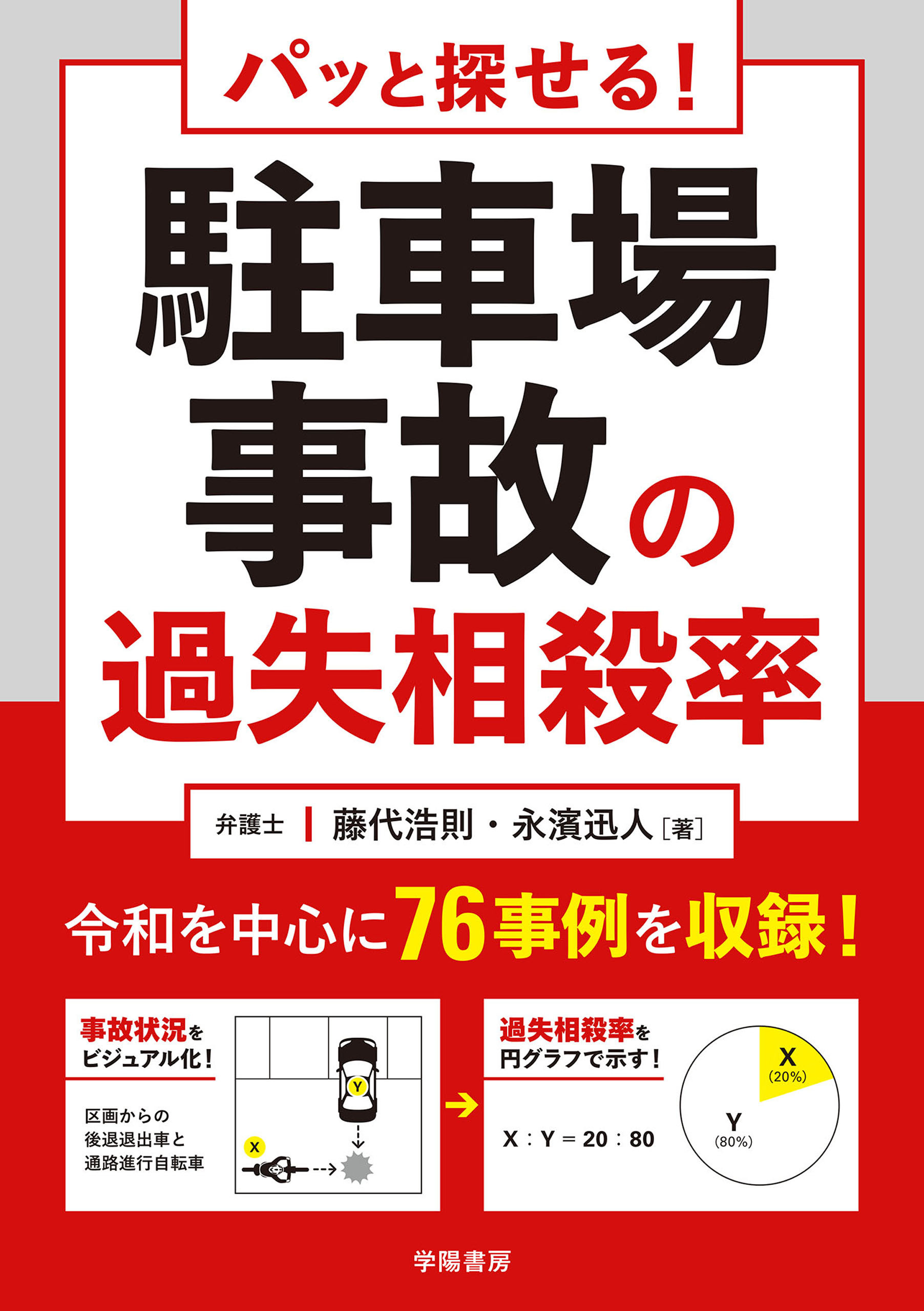 パッと探せる！　駐車場事故の過失相殺率